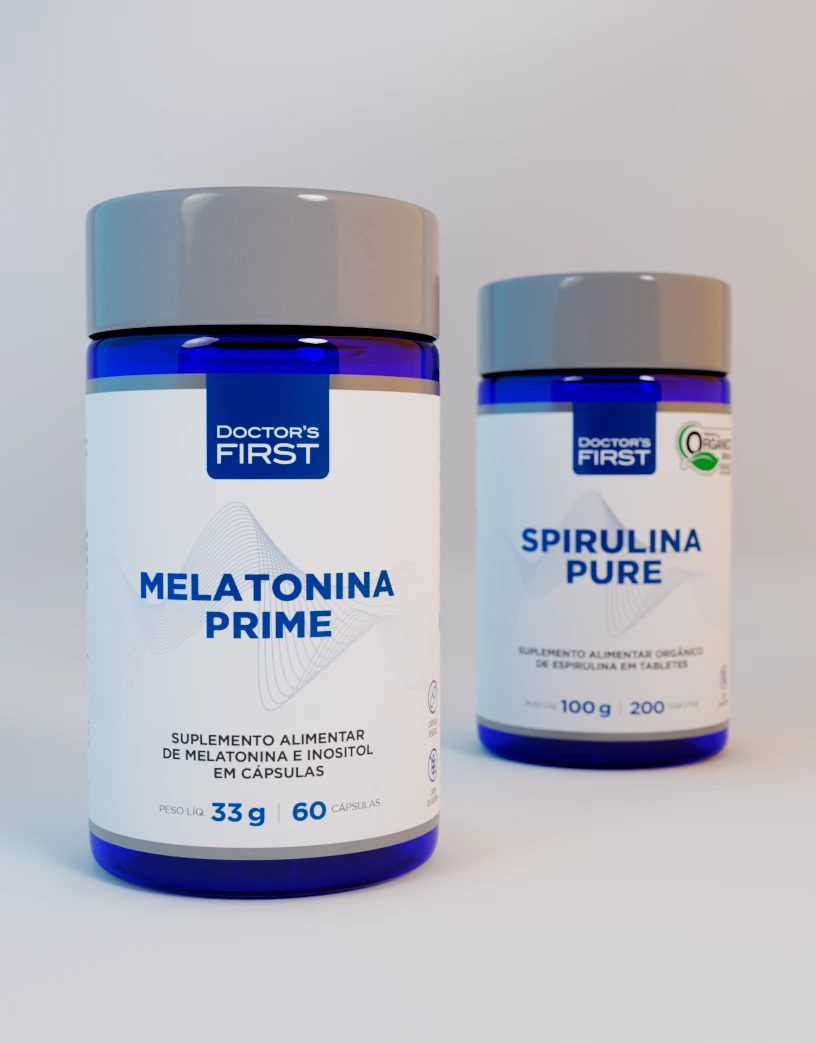 Spirulina Pure e Melatonina Prime