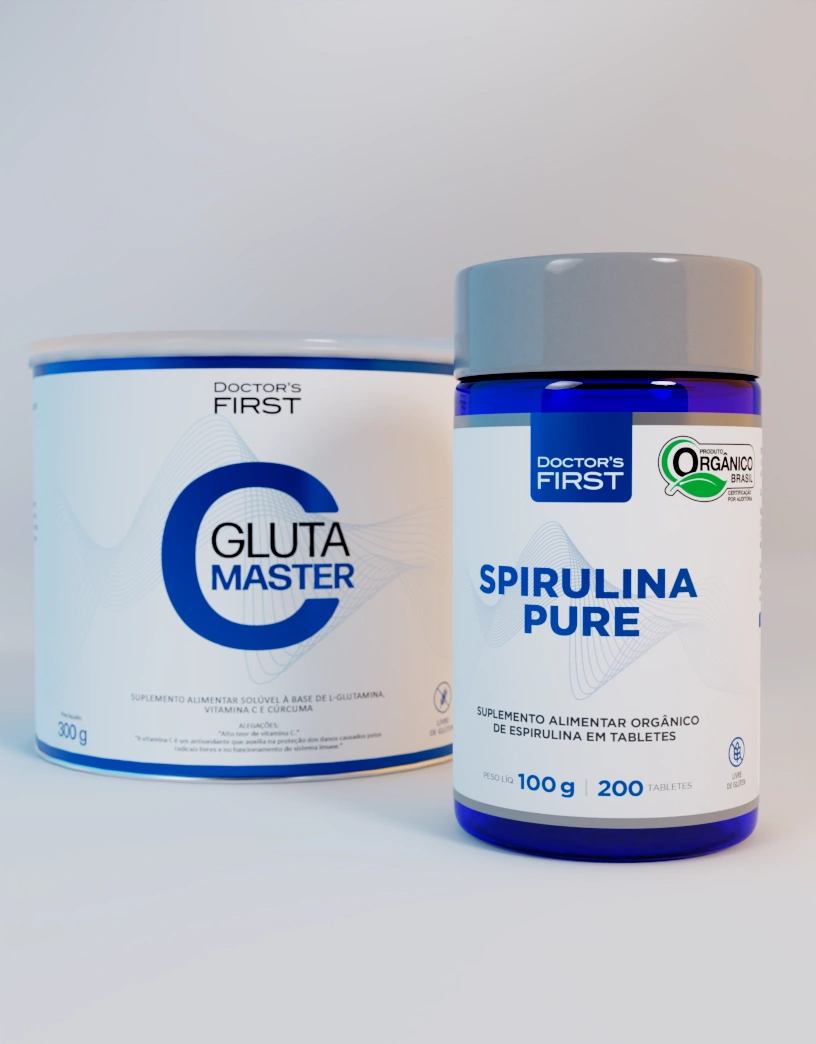 Spirulina Pure e Gluta Master C