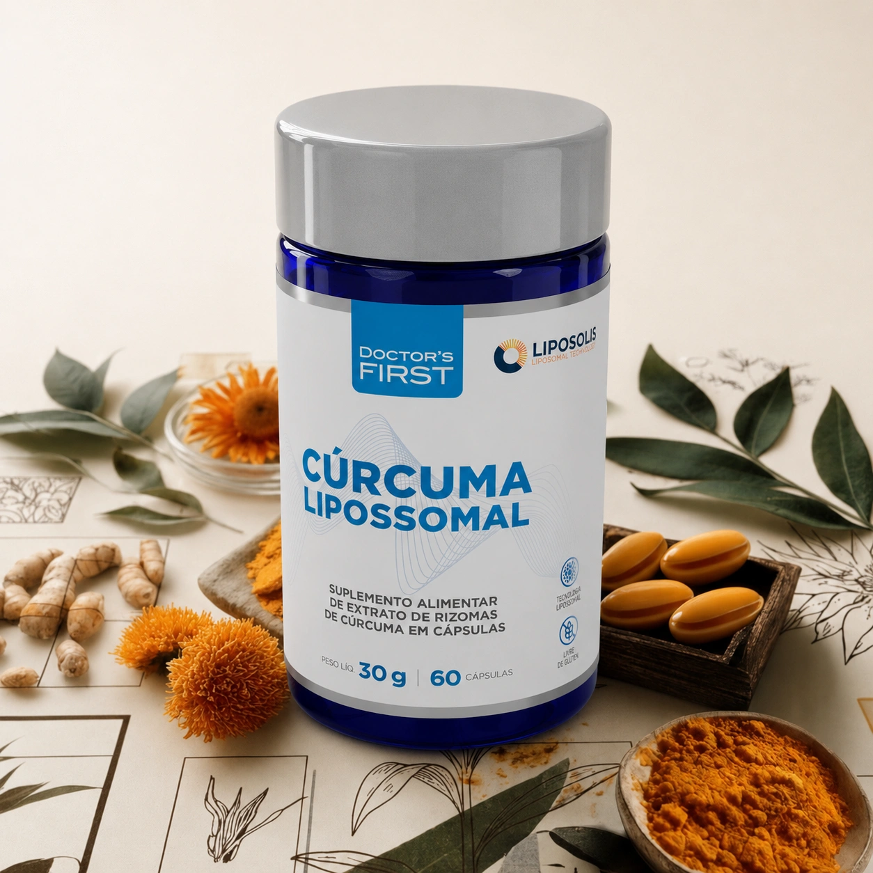 Tecnologia da Cúrcuma Lipossomal