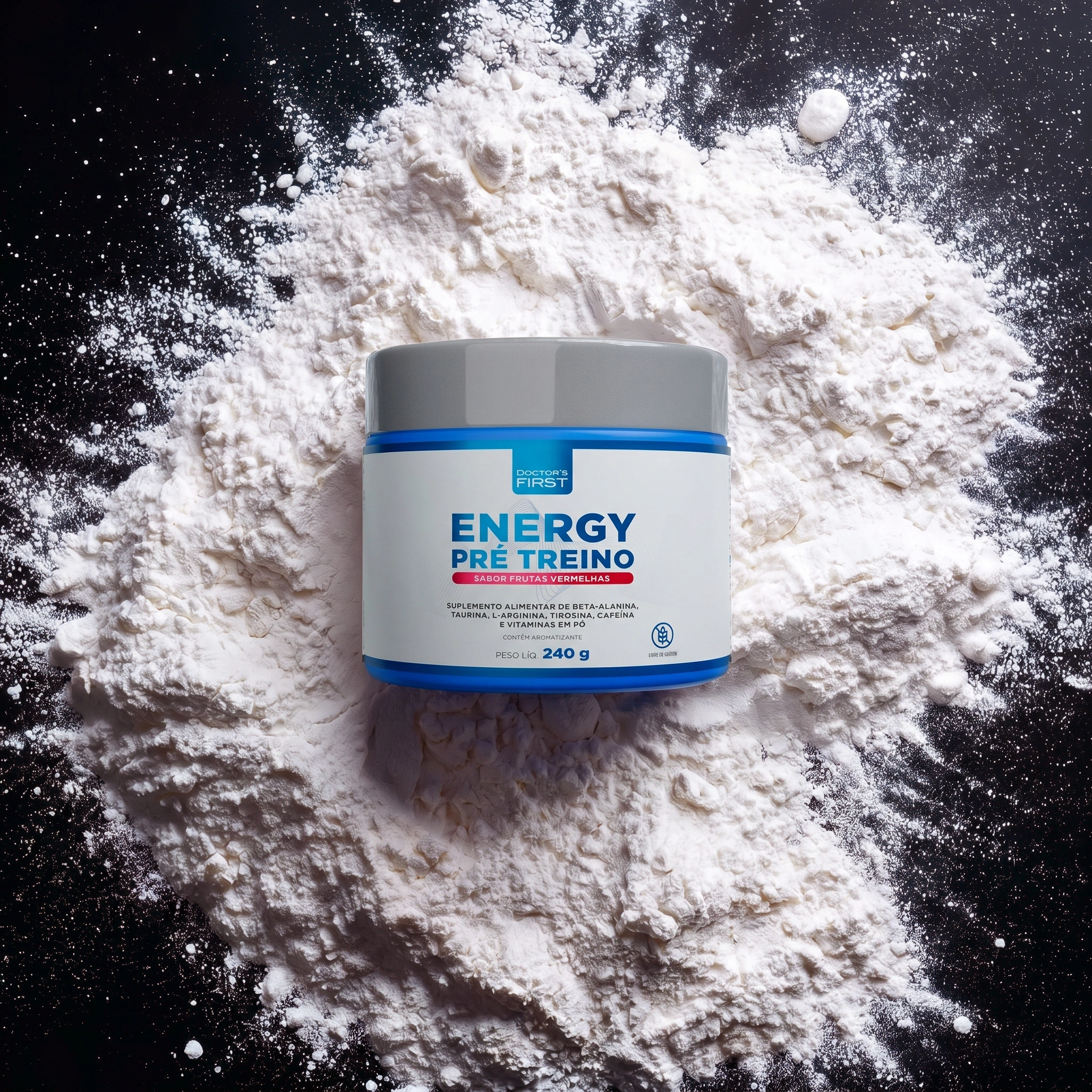 Energy Pre-Treino sabor frutas vermelhas Doctor's First
