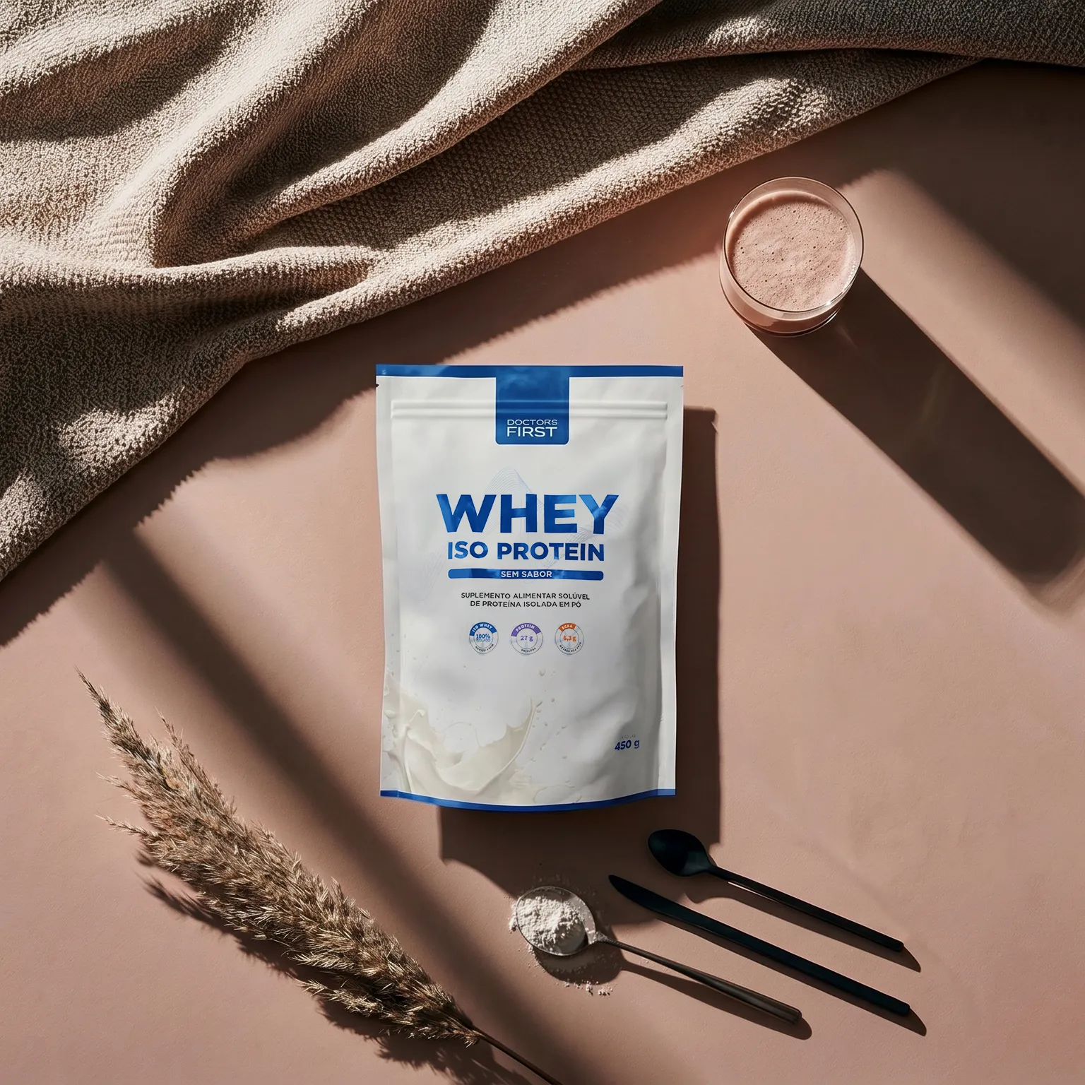 Whey Iso Protein Sem Sabor 30 g Doctor's First